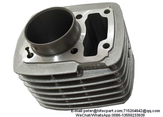 Silver Motorcycle Engine Block CB125 / KYY125 Dia.52.4mm Precise Machining Size